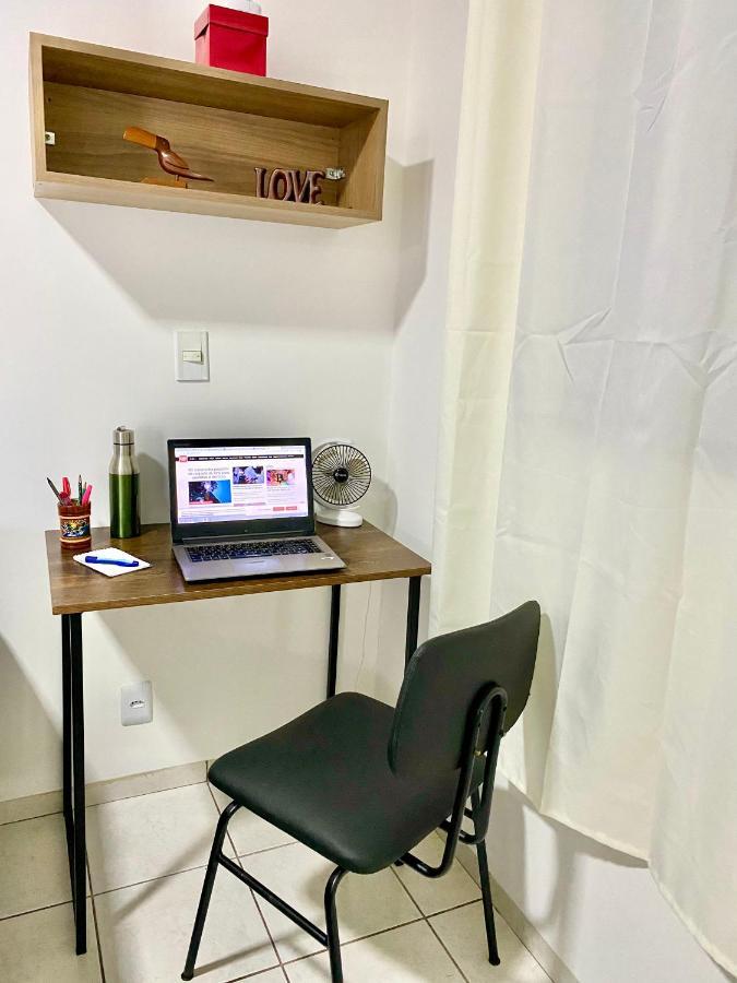 Apto No Centro Perto Do Shopping Com 2 Quartos De Casal Arcond Wifi Fibra Homeoffice E Garagem Em Дорадус Екстер'єр фото