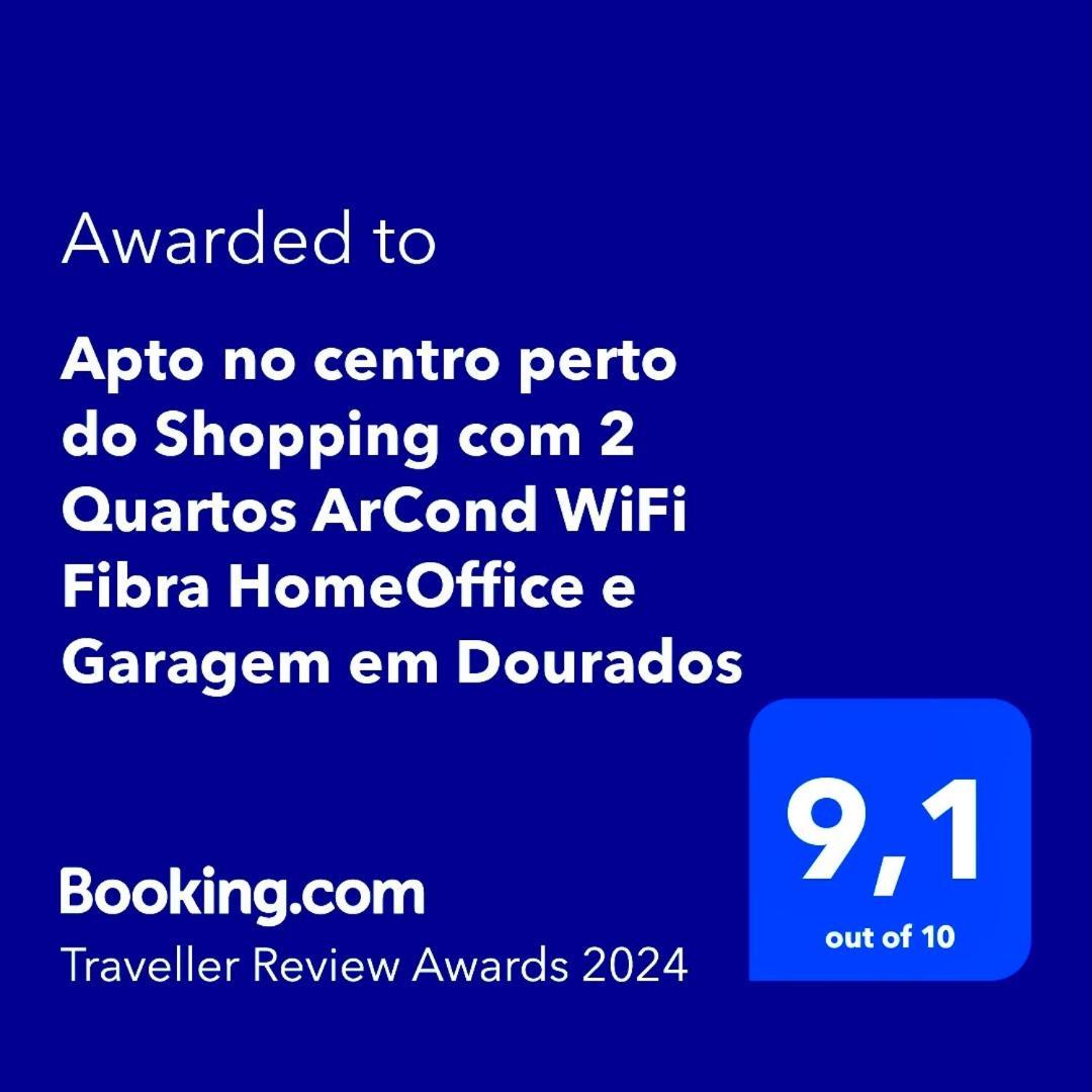 Apto No Centro Perto Do Shopping Com 2 Quartos De Casal Arcond Wifi Fibra Homeoffice E Garagem Em Дорадус Екстер'єр фото